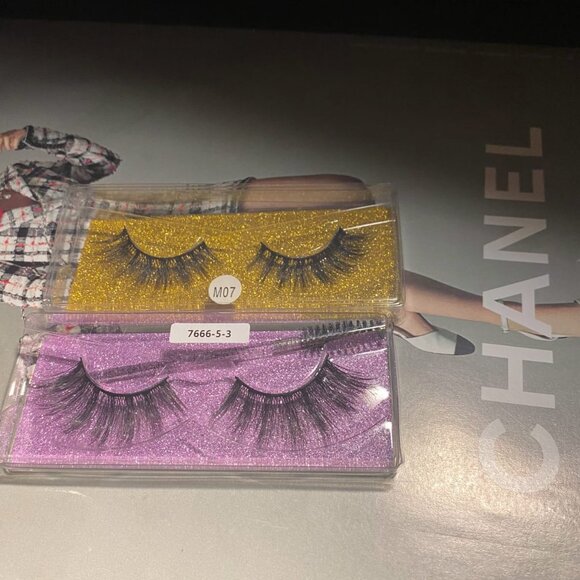 Bundle of Different Styles False Eyelashes, Fluffy Mink Lashes , Cat-Eye Look - Picture 3 of 16